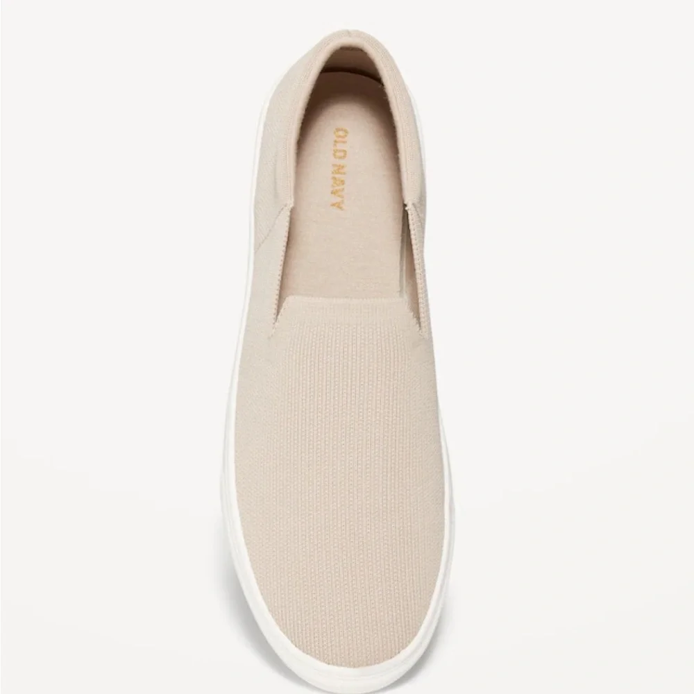 Old Navy Beige Slip-On Sneakers - Picture 2 of 8